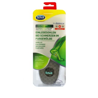 Scholl In-Balance Arch Pain Relief Insole Medium vložky do bot 1 ks