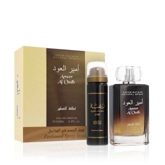 Lattafa Ameer Al Oudh dárková sada unisex parfémovaná voda 100 ml + deodorant 50 ml