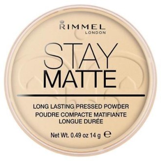 Rimmel London Stay Matte Pressed Powder 14g - 001 Transparent