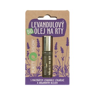 Purity Vision Bio levandulový olej na rty 10 ml