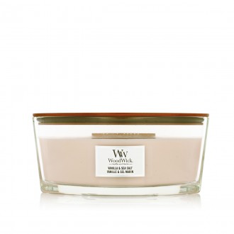 WoodWick Ellipse Candles vonná svíčka Vanilla & Sea Salt 453,6 g