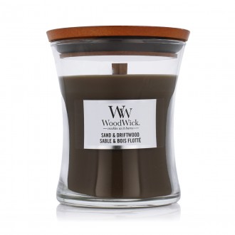 WoodWick Medium Hourglass Candles vonná svíčka Sand & Driftwood 275 g