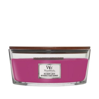 WoodWick Wild Berry & Beets vonná svíčka s dřevěným knotem 453,6 g