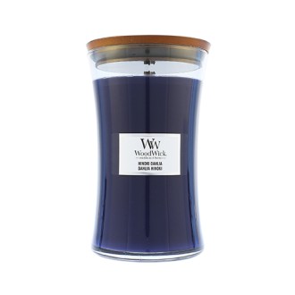 WoodWick Hinoki Dahlia vonná svíčka s dřevěným knotem 609 g