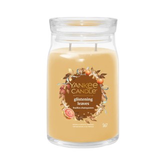 Yankee Candle Glistening Leaves signature svíčka velká 567 g