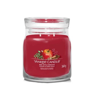 Yankee Candle Red Apple Wreath signature svíčka střední 368 g