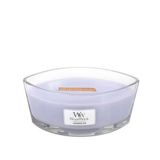 WoodWick Lavender Spa vonná svíčka s dřevěným knotem 453,6 g
