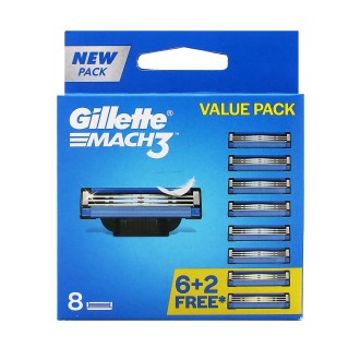Gillette Mach3 náhradní břity 8 ks