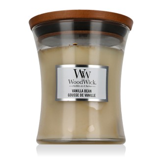 WoodWick Medium Hourglass Candles vonná svíčka Vanilla Bean 275 g (vada zbarvení)
