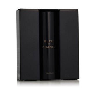 Chanel Bleu de Chanel Parfém kapesní sprej plnitelný 20 ml + Parfém náplň 2 x 20 ml M