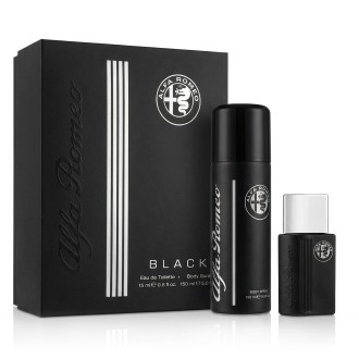 Alfa Romeo Black EDT 15 ml + tělový sprej 150 ml M