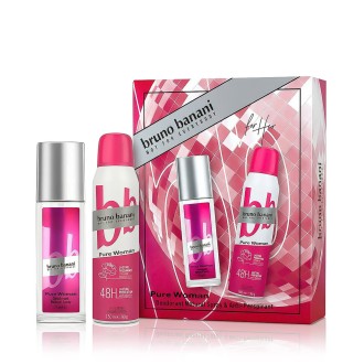Bruno Banani Pure Woman DEO ve skle 75 ml + DEO ve spreji 150 ml W