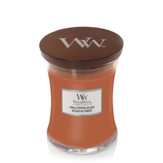 WoodWick Chilli Pepper Gelato vonná svíčka s dřevěným knotem 275 g
