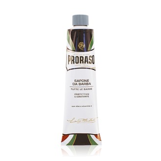 PRORASO Blue mýdlo na holení s hydratačním účinkem v tubě 150 ml