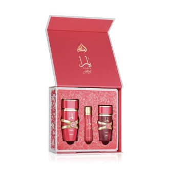 Lattafa Yara Candy EDP 100 ml + EDP MINI 12 ml + vlasový sprej 50 ml W