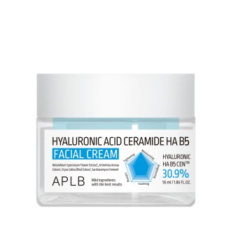 APLB Hyaluronic Acid Ceramide Ha B5 Facial Cream hydratační pleťový krém 55 ml