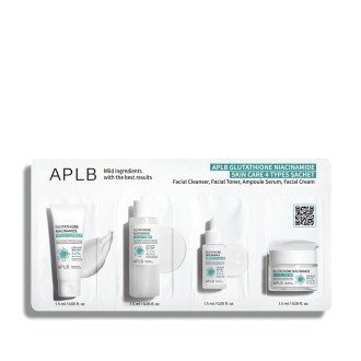 APLB Glutathione Niacinamide Skin Care 4 Types Sachet hydratační sada vzorků 4 x 3 ml