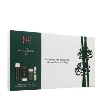 Rituals The Ritual of Jing dárková sada sprchový gel 50 ml + tělový krém 70 ml + masážní olej 50 ml + mlha na tělo a polštář 20 ml